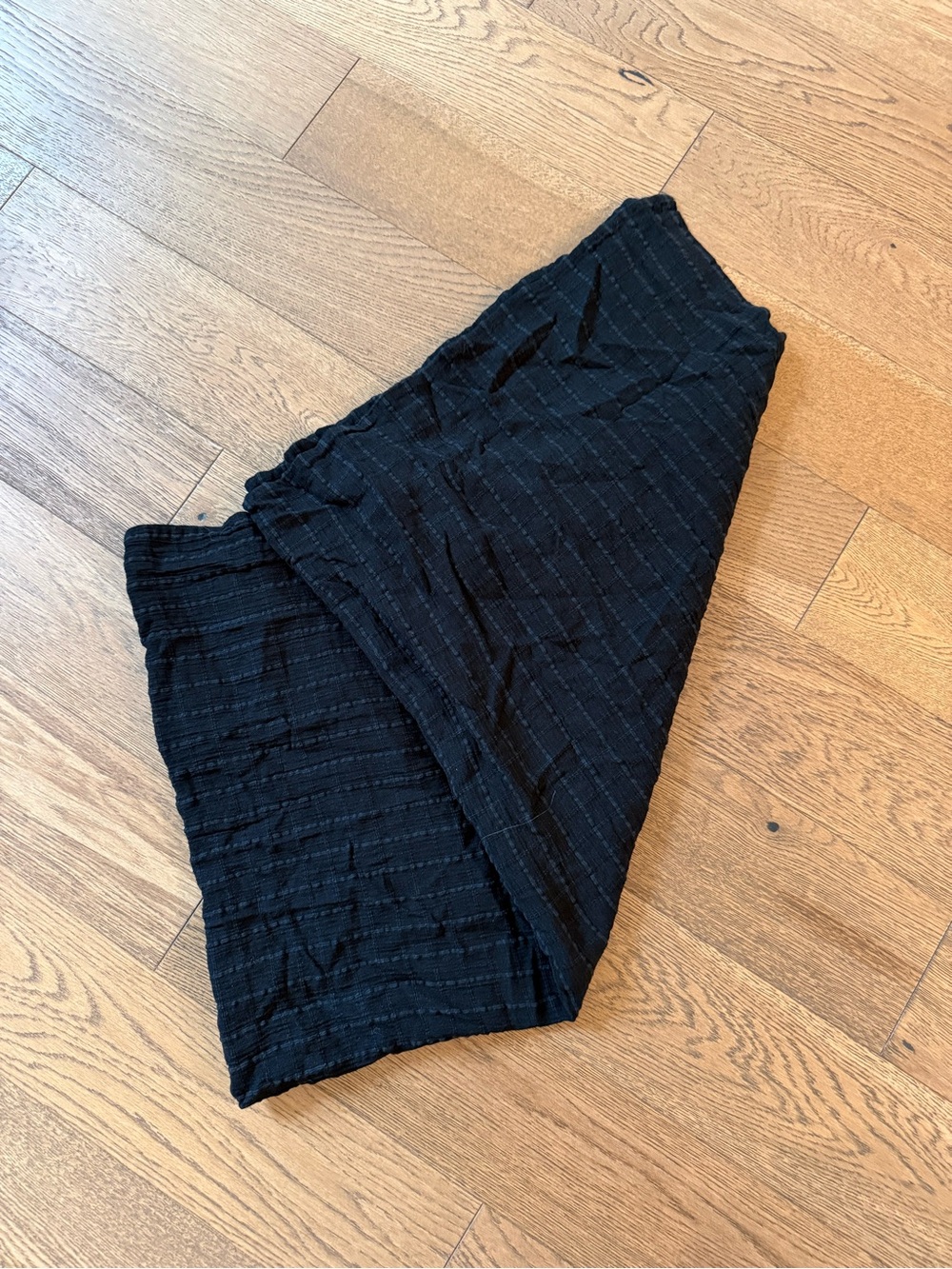 aerie Black Textured Swim Sarong